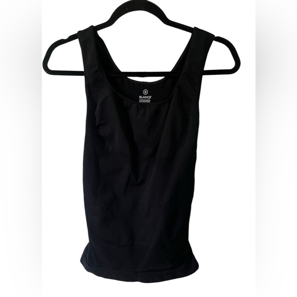 Blanqi Nylon Blend Black Maternity Tank Top Sz Small - Picture 1 of 8